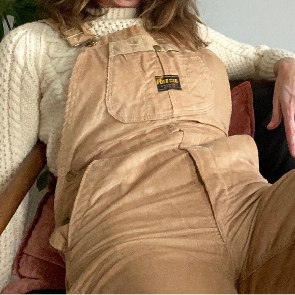 Vintage 80s DeeCee Cord Overalls Authentic Vintage Street Wear Size 28” - Picture 11 of 12